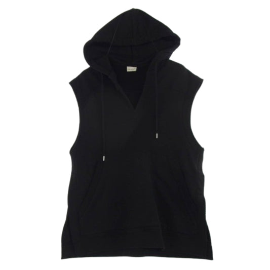 DRIES VAN NOTEN ドリスヴァンノッテン 21AW DN12HNN612 HANNEMA 3612 W.K.HOODIE ノースリーブ パーカー フード ベスト ブラック系【中古】