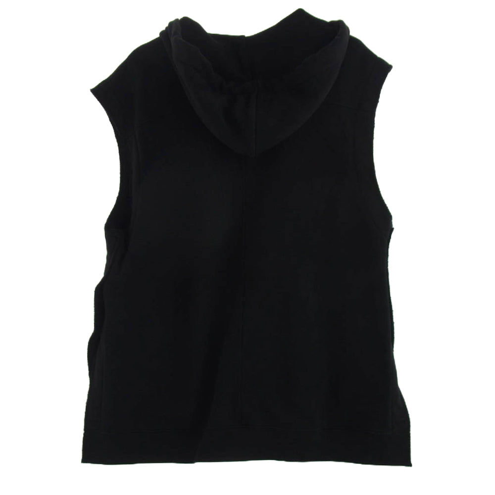 DRIES VAN NOTEN ドリスヴァンノッテン 21AW DN12HNN612 HANNEMA 3612 W.K.HOODIE ノースリーブ パーカー フード ベスト ブラック系【中古】