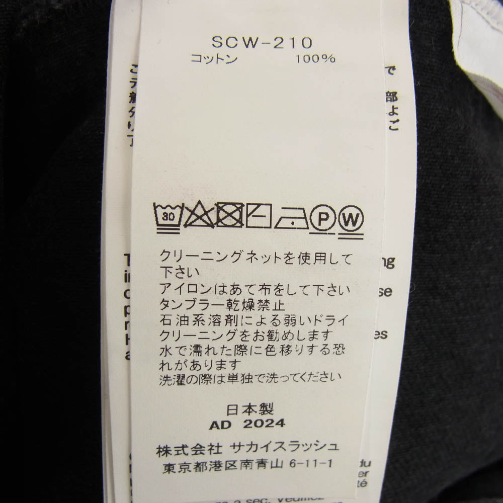 Sacai サカイ 24AW SCW-210 Wide Denim Pants ワイド デニム パンツ グレー系 3【中古】