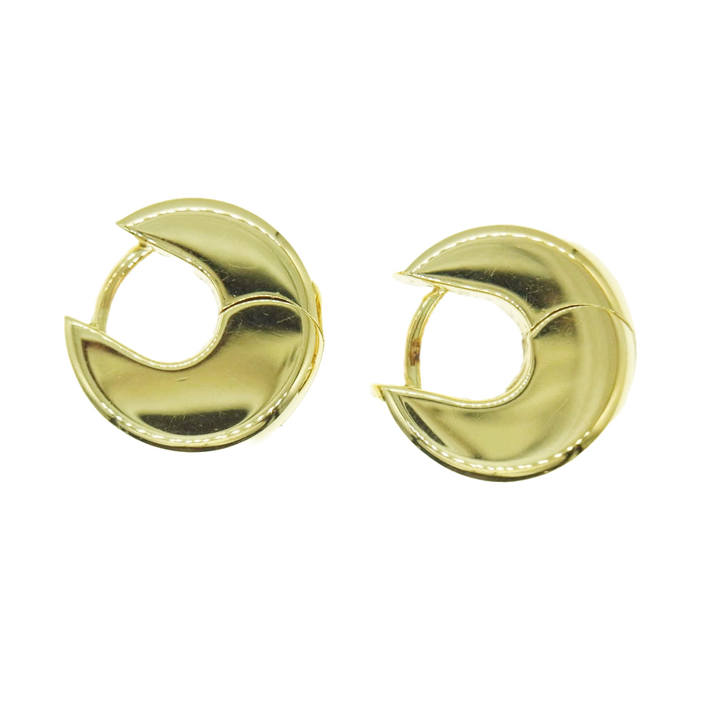 TOM WOOD トムウッド UNITED ARROWS ユナイテッドアローズ 別注 Moon Hoops ムーン フープ ピアス ゴールド系【中古】