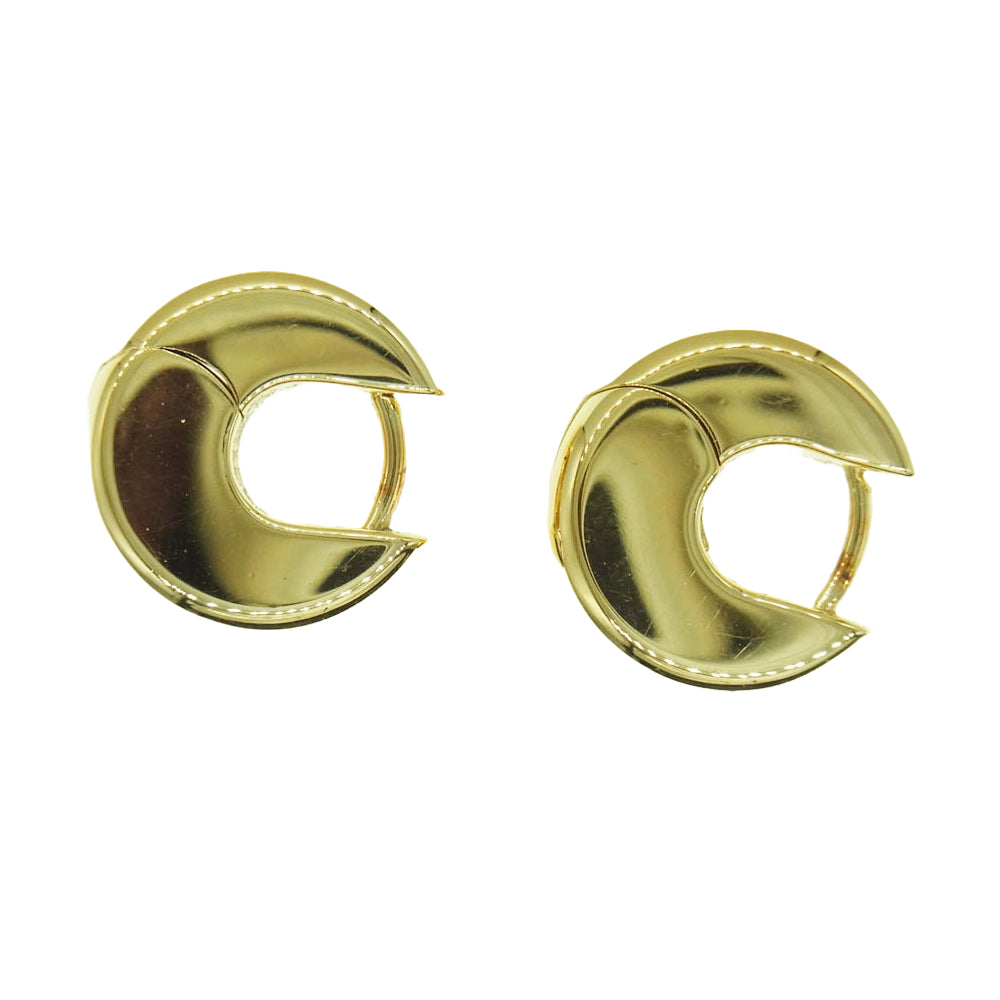 TOM WOOD トムウッド UNITED ARROWS ユナイテッドアローズ 別注 Moon Hoops ムーン フープ ピアス ゴールド系【中古】