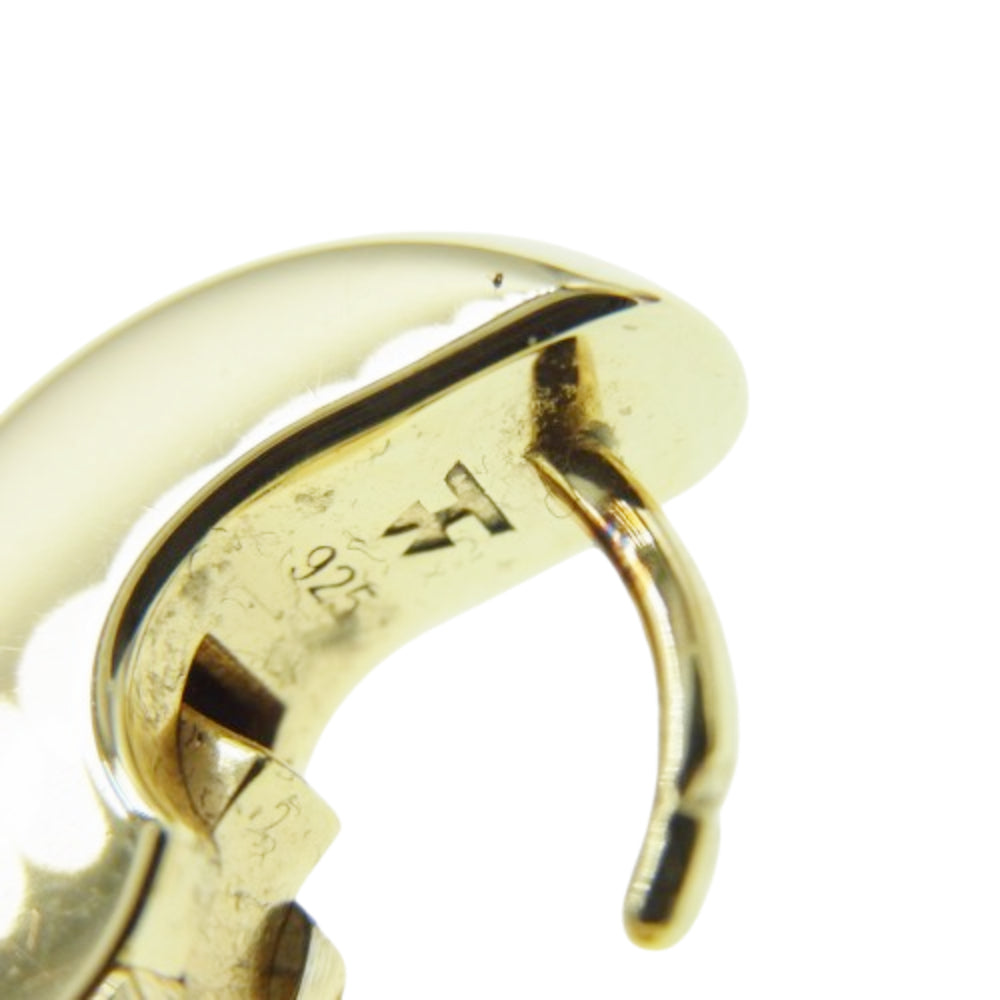 TOM WOOD トムウッド UNITED ARROWS ユナイテッドアローズ 別注 Moon Hoops ムーン フープ ピアス ゴールド系【中古】