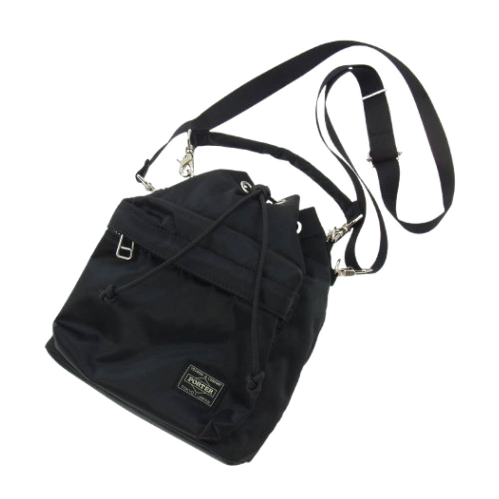 PORTER ポーター 381-16879 BALLOON SAC  バルーン サック S ショルダーバッグ ハンドバッグ ブラック系【美品】【中古】