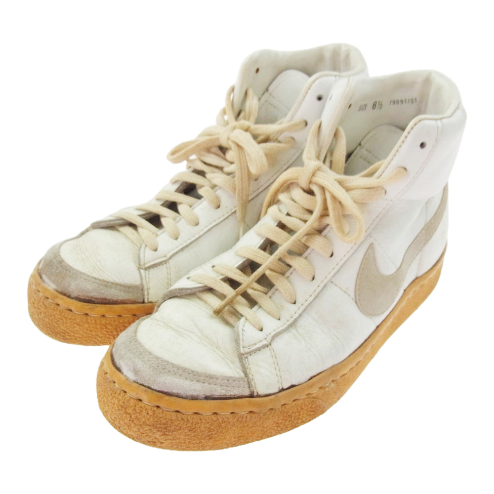 NIKE ナイキ 【観賞用】79年製 BLAZER ブレザー 韓国製 MADE IN KOREA ホワイト系 6.5【中古】