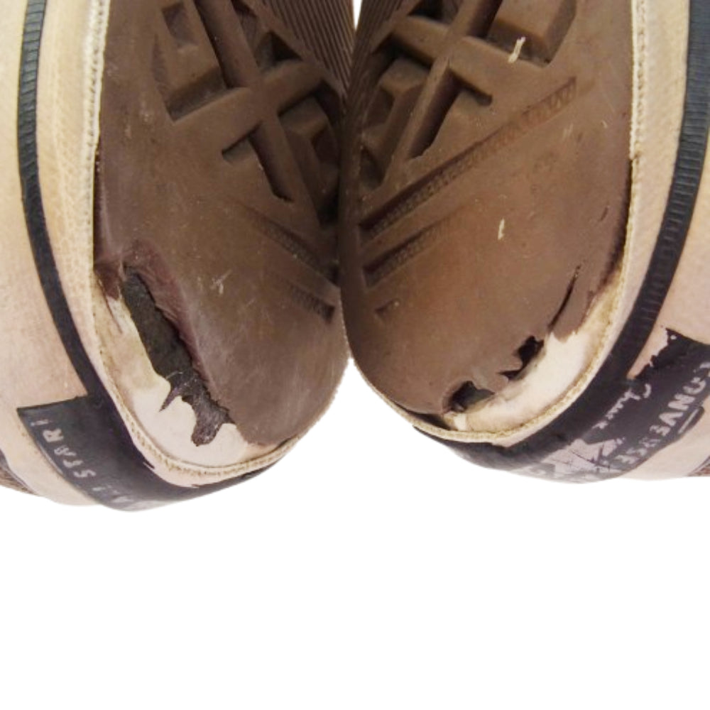 CONVERSE コンバース 【観賞用】70s ALL STAR Chuck Taylor オールスター チャックテイラー ローカット スニーカー MADE IN USA アメリカ製 １つ星 当て布 チャコール系 5【中古】