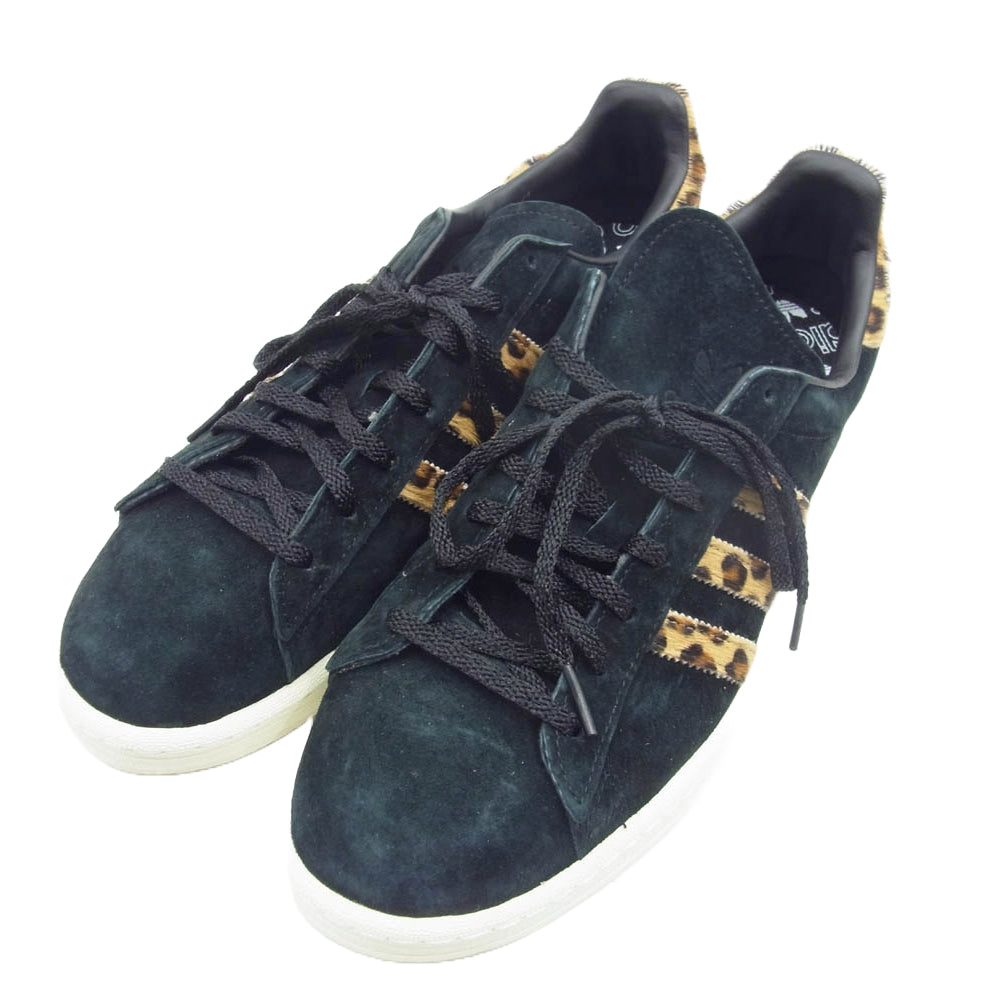 adidas アディダス GY0407 Campus 80s Leopard キャンパス レオパード ローカットスニーカー ブラック系 28cm【中古】