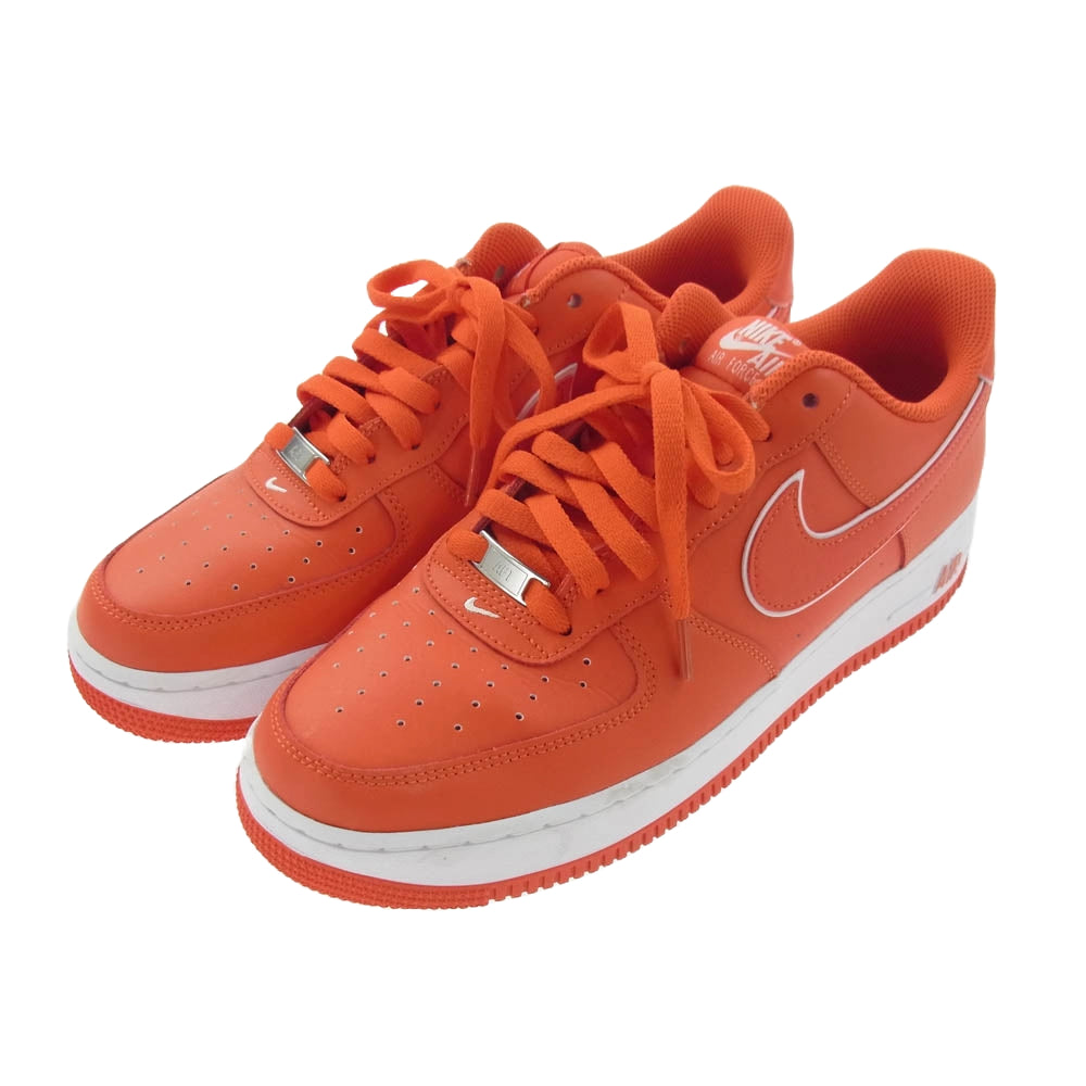 NIKE ナイキ DV0788-600 Air Force 1 '07 Low Picante Red エアフォース 1 ローカット スニーカー オレンジ系 28cm【中古】