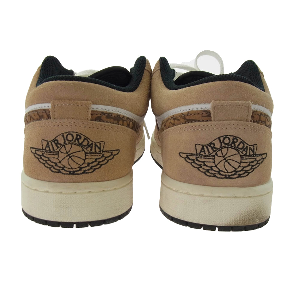NIKE ナイキ DZ4130-201 Air Jordan 1 Low SE Brown Elephant Safari エアジョーダン AJ1 ローカット スニーカー ホワイト系 ベージュ系 28.5cm【中古】