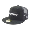 Supreme シュプリーム 24SS × New Era ニューエラ Box Logo Mesh Back ボックスロゴ メッシュ バック キャップ 帽子 ブラック系 61.5cm【中古】