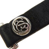 CHROME HEARTS クロムハーツ（原本無） フローラルボタン Dリング ベルトループ ブラック系 シルバー系【中古】