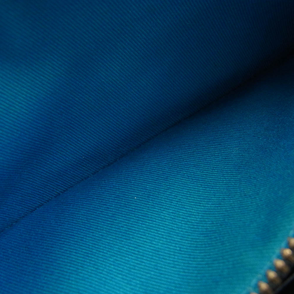 Paul Smith ポール・スミス 花柄 プリント ジップ ロングウォレット 長財布 ライトブルー系【中古】