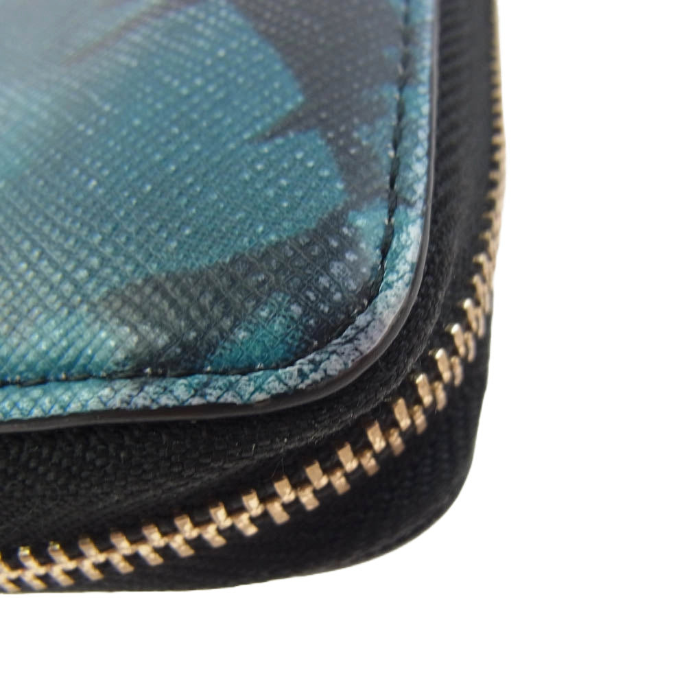 Paul Smith ポール・スミス 花柄 プリント ジップ ロングウォレット 長