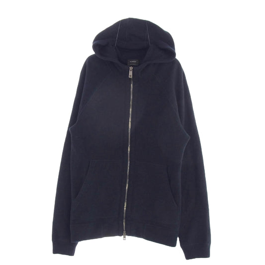 JIL SANDER ジルサンダー 13AW 751034 MY200478 メルトンウール ジップアップ パーカー ダークネイビー系 44【中古】