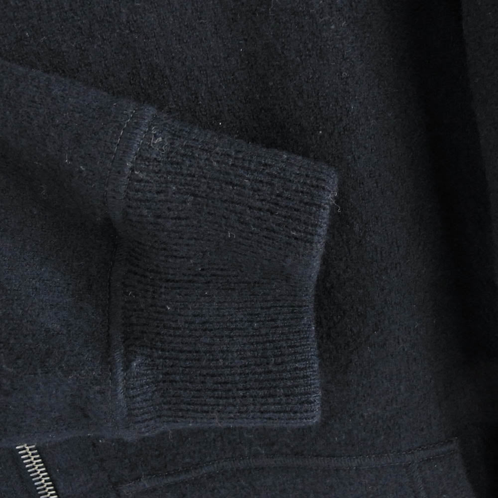 JIL SANDER ジルサンダー 13AW 751034 MY200478 メルトンウール ジップアップ パーカー ダークネイビー系 44【中古】