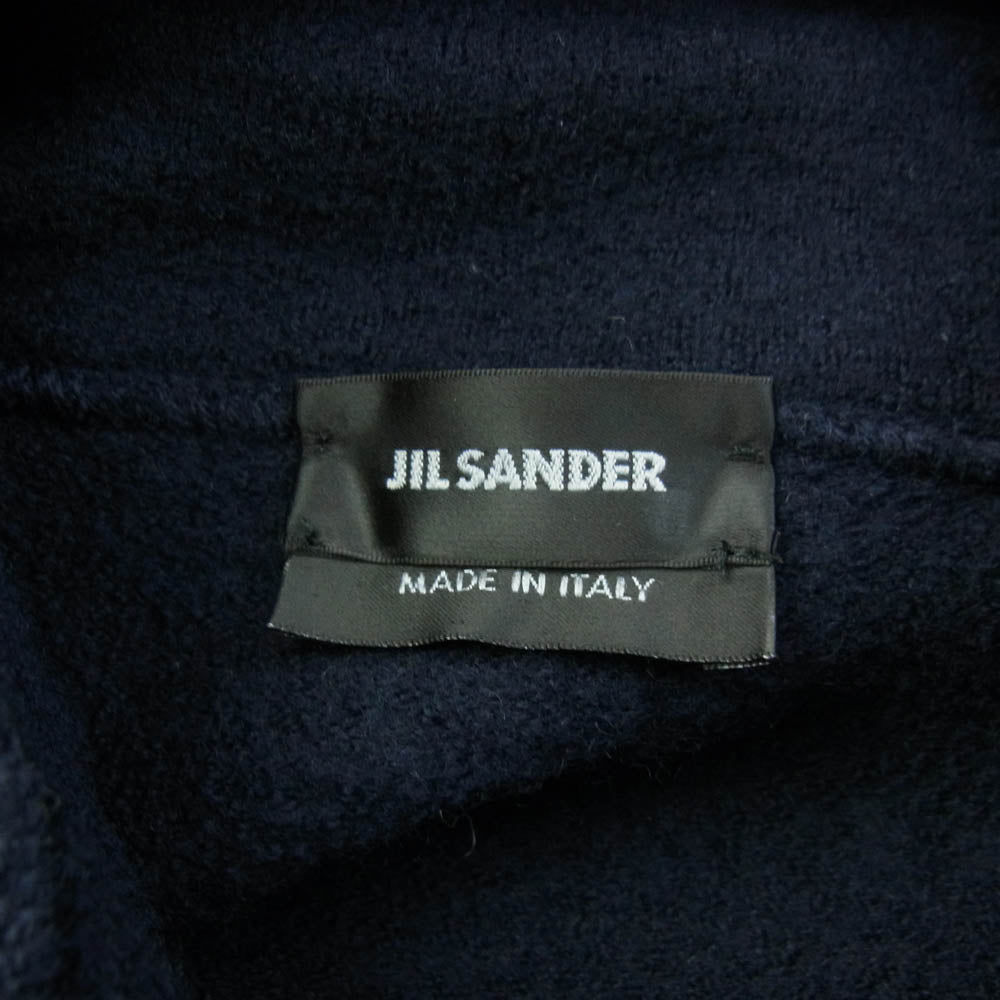 JIL SANDER ジルサンダー 13AW 751034 MY200478 メルトンウール ジップアップ パーカー ダークネイビー系 44【中古】