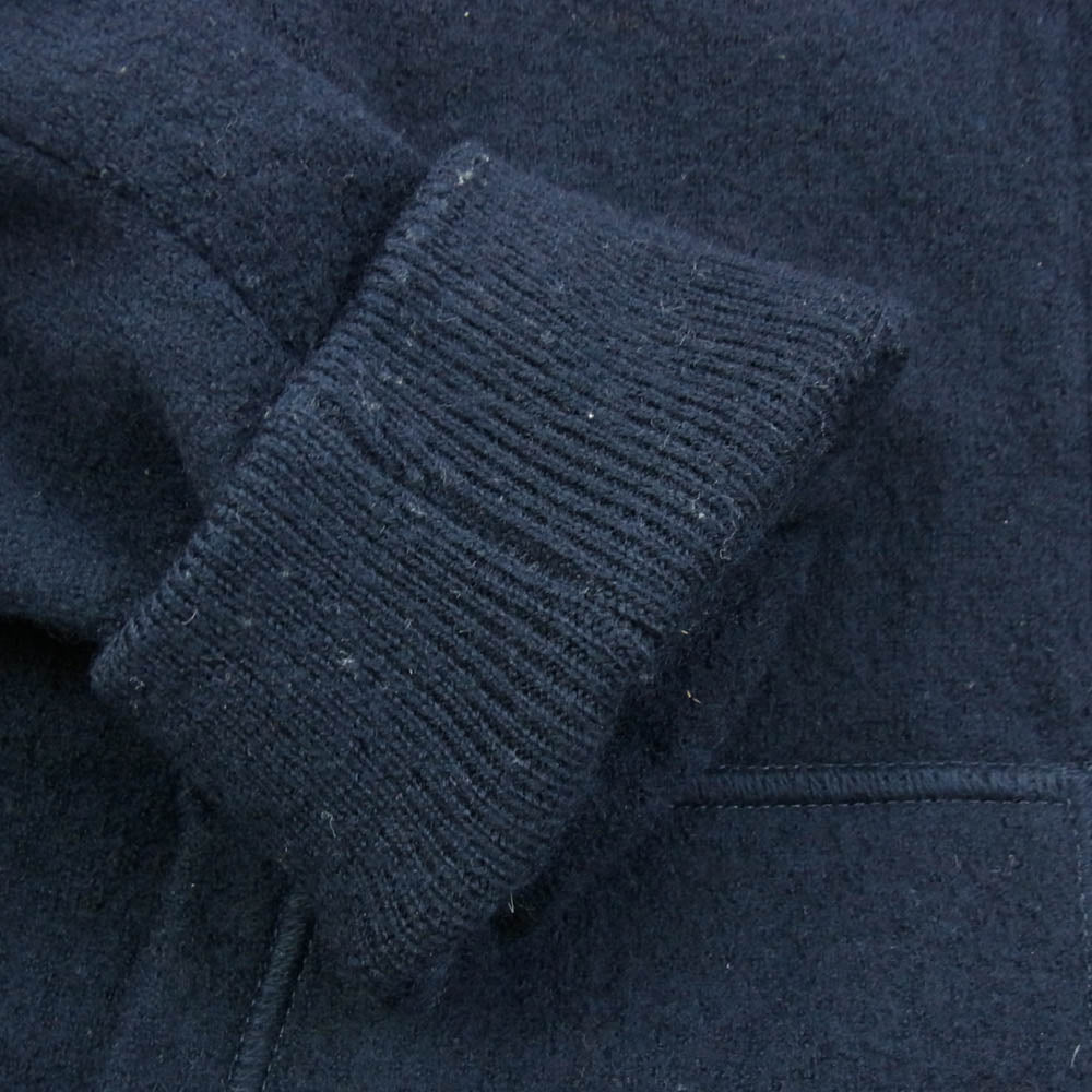 JIL SANDER ジルサンダー 13AW 751034 MY200478 メルトンウール ジップアップ パーカー ダークネイビー系 44【中古】