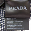 PRADA プラダ 21AW UMB258 総柄 カシミヤ混 ウール混 セーター ニット ネイビー系 50【中古】