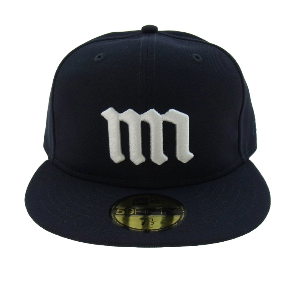 NEW ERA ニューエラ 59FIFTY ソフトバックラム Powered by GORO NAKATSUGAWA min-nano キャップ 帽子 ネイビー系【新古品】【未使用】【中古】