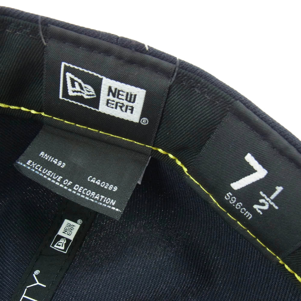 NEW ERA ニューエラ 59FIFTY ソフトバックラム Powered by GORO NAKATSUGAWA min-nano キャップ 帽子 ネイビー系【新古品】【未使用】【中古】