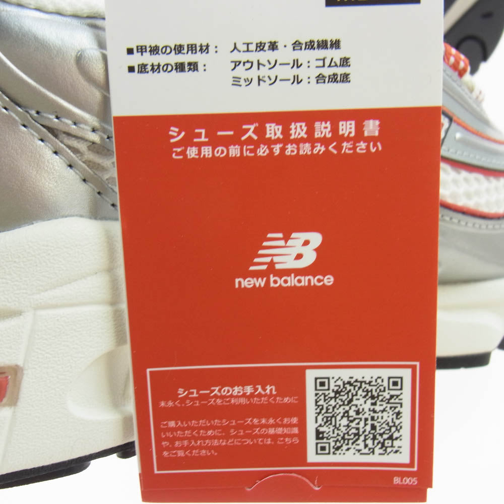 NEW BALANCE ニューバランス M1000TI Thisisneverthat  スニーカー ランニングシューズ シルバー系 レッド系 26.5cm【極上美品】【中古】