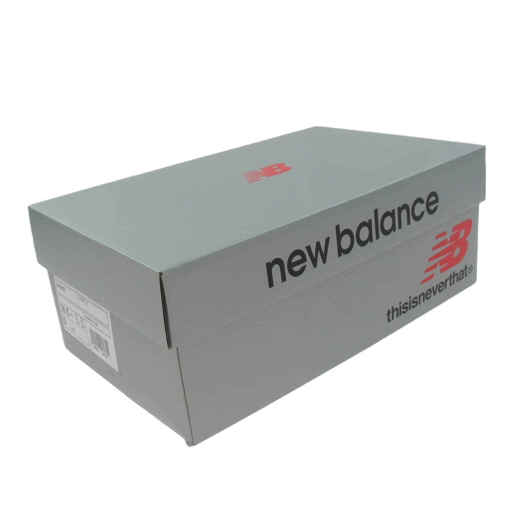 NEW BALANCE ニューバランス M1000TI Thisisneverthat  スニーカー ランニングシューズ シルバー系 レッド系 26.5cm【極上美品】【中古】