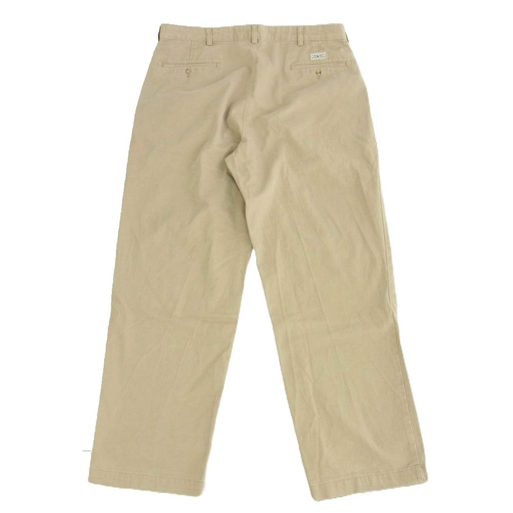 POLO RALPH LAUREN ポロ・ラルフローレン 80's～90's 2タック チノパンツ ベージュ系【中古】