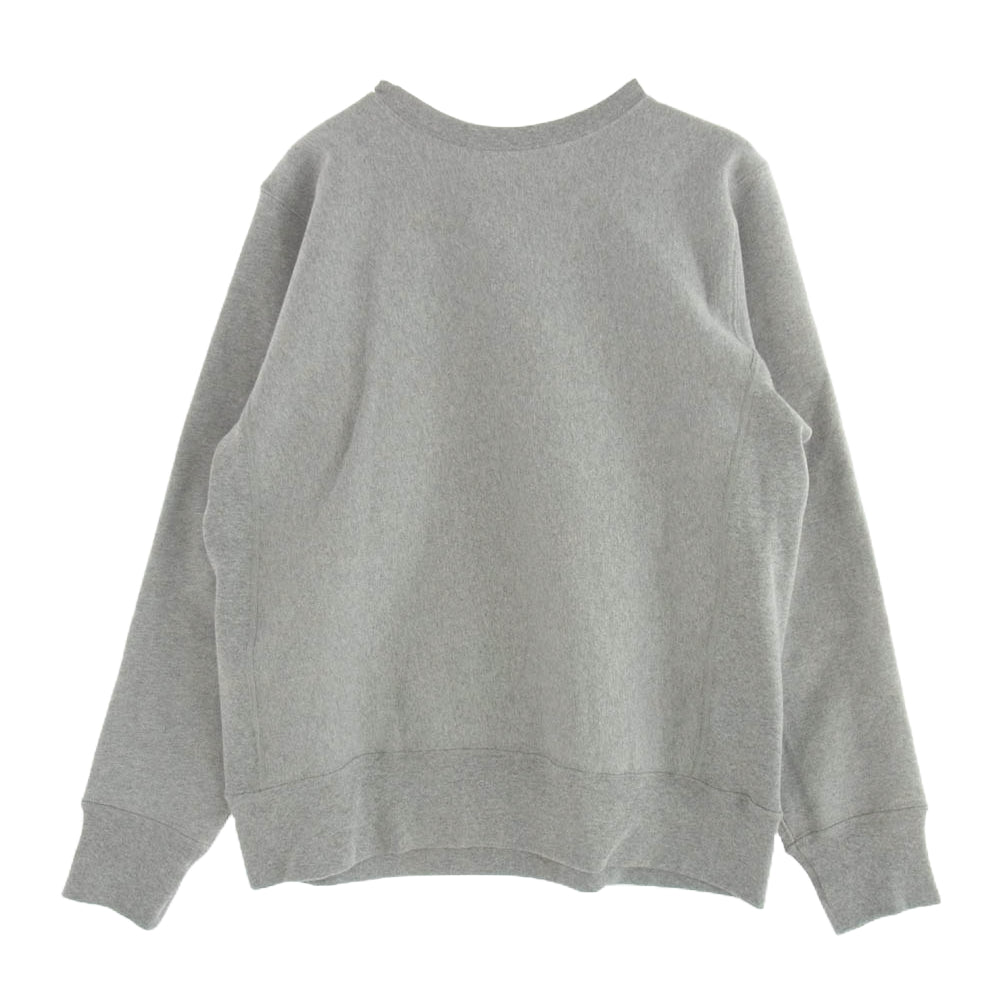 Champion チャンピオン 復刻 単色 赤タグ 目無し リバースウィーブ スウェット グレー系 L【美品】【中古】