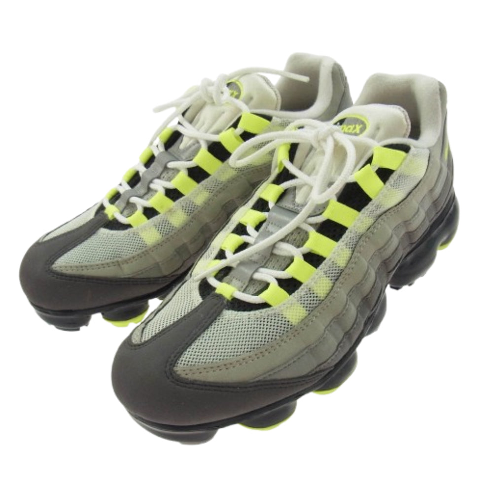 NIKE ナイキ AJ7292-001 Air Vapormax 95 Neon エアヴェイパー マックス 95 ネオン ローカットスニーカー グレー系 26.5cm【中古】