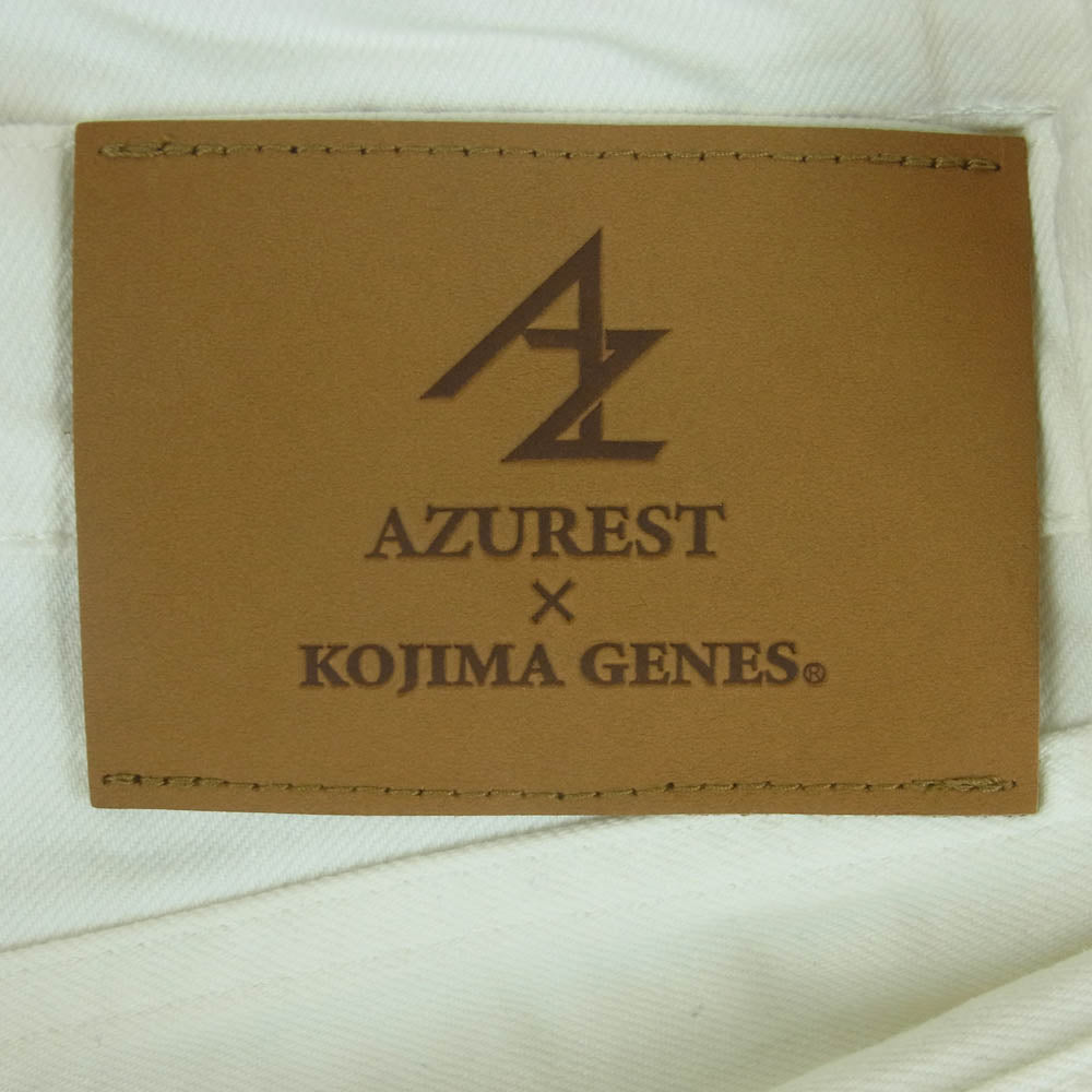 KOJIMA GENES 児島ジーンズ AZUREST ホワイト デニム パンツ コットン 日本製 ホワイト系 34【中古】
