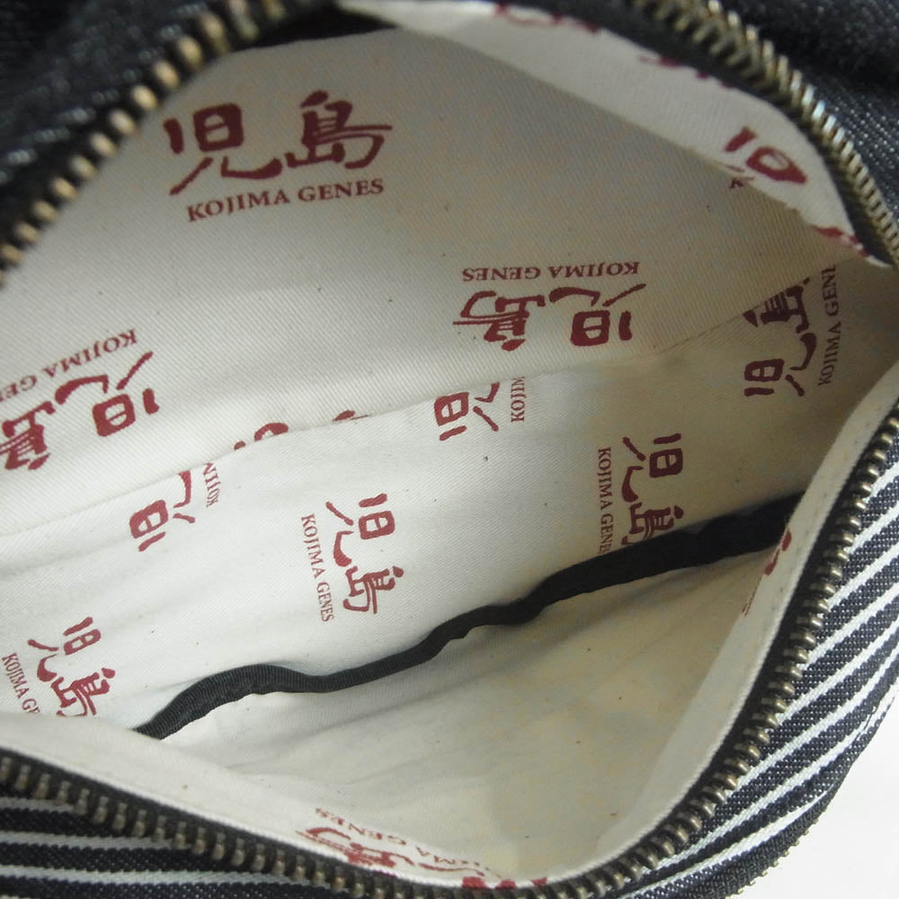 KOJIMA GENES 児島ジーンズ デニム ウエストバッグ ボディバッグ インディゴブルー系【中古】