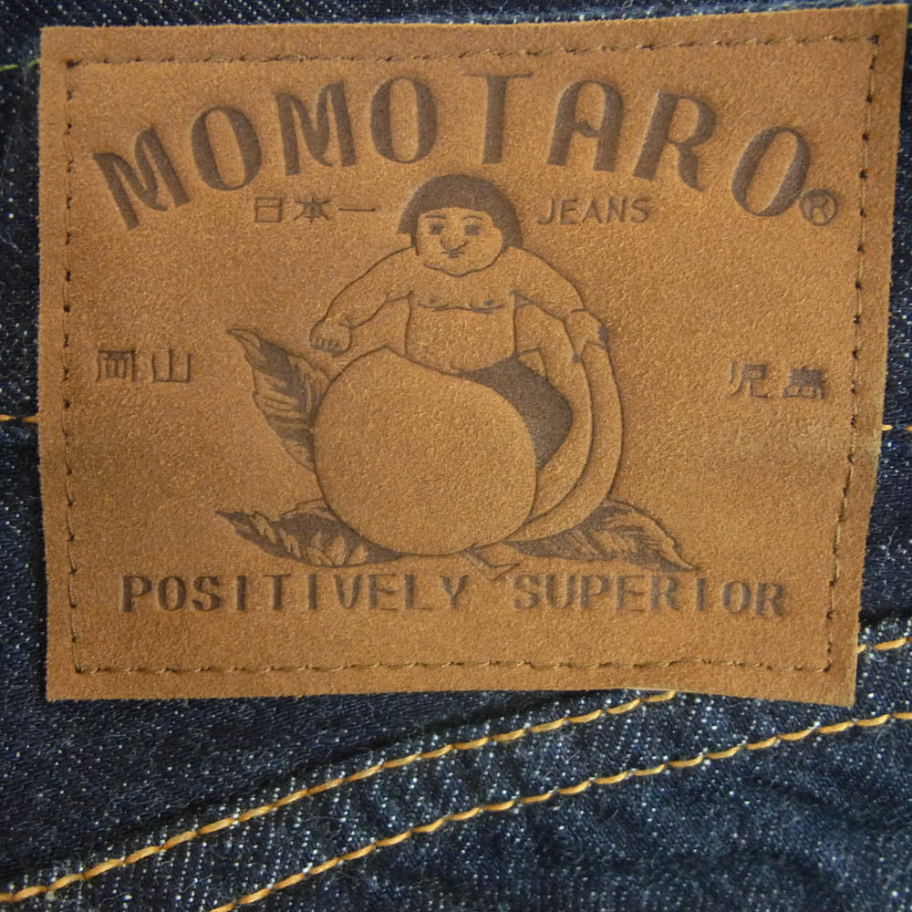 MOMOTARO JEANS 桃太郎ジーンズ MXJE 3203 13oz Selvedge Denim SLIM STRAIGHT セルヴィッジデニム スリムストレート デニム パンツ インディゴブルー系 W33【中古】