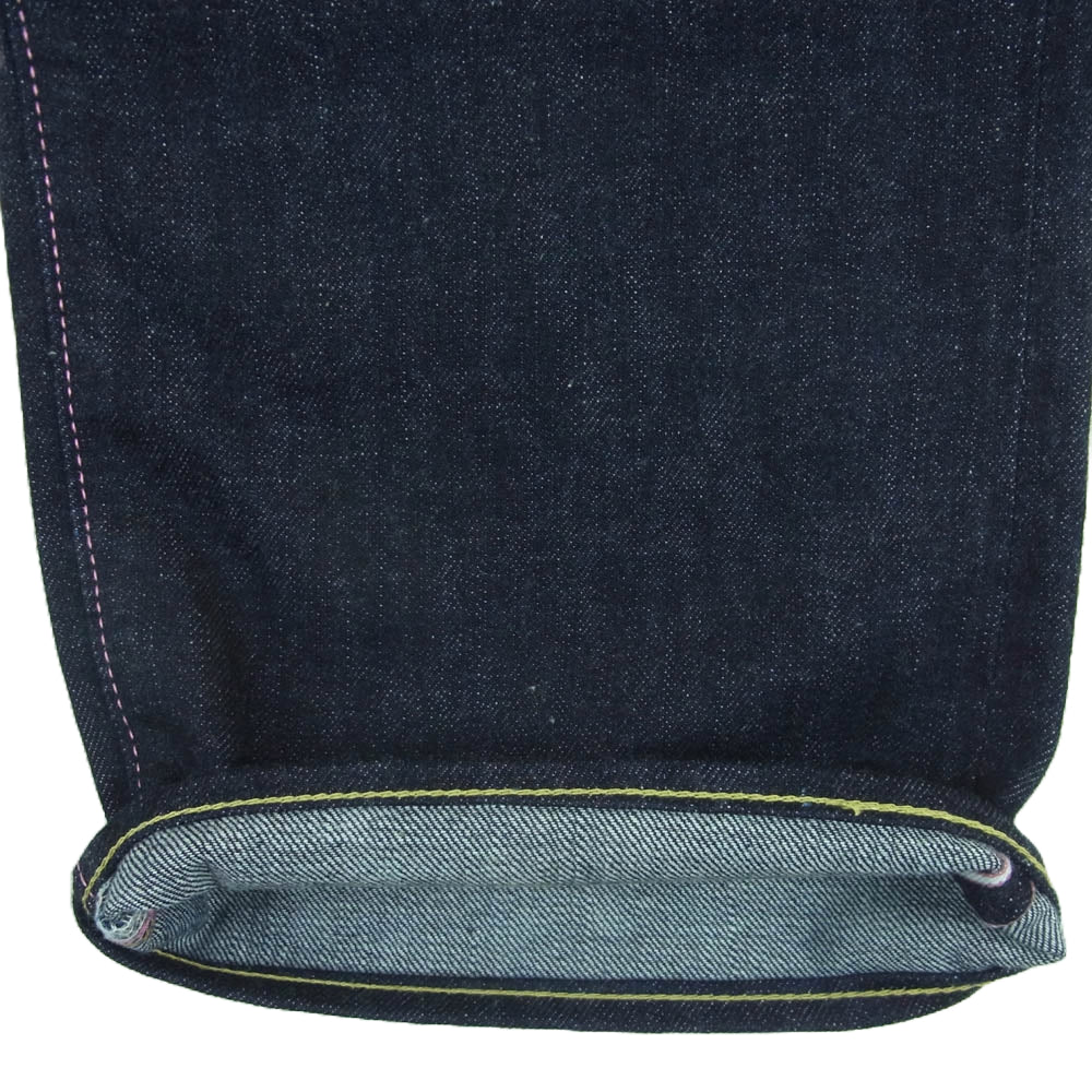 MOMOTARO JEANS 桃太郎ジーンズ MXJE 3203 13oz Selvedge Denim SLIM STRAIGHT セルヴィッジデニム スリムストレート デニム パンツ インディゴブルー系 W33【中古】