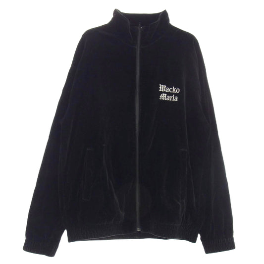 WACKO MARIA ワコマリア 24SS 24SSE-WMO-TJ01 VELVET TRACK JACKET ベルベットトラック ジャケット ブラック系 M ブラック系 M【中古】