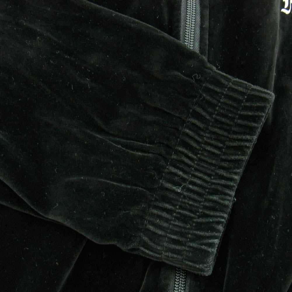 WACKO MARIA ワコマリア 24SS 24SSE-WMO-TJ01 VELVET TRACK JACKET ベルベットトラック ジャケット ブラック系 M ブラック系 M【中古】