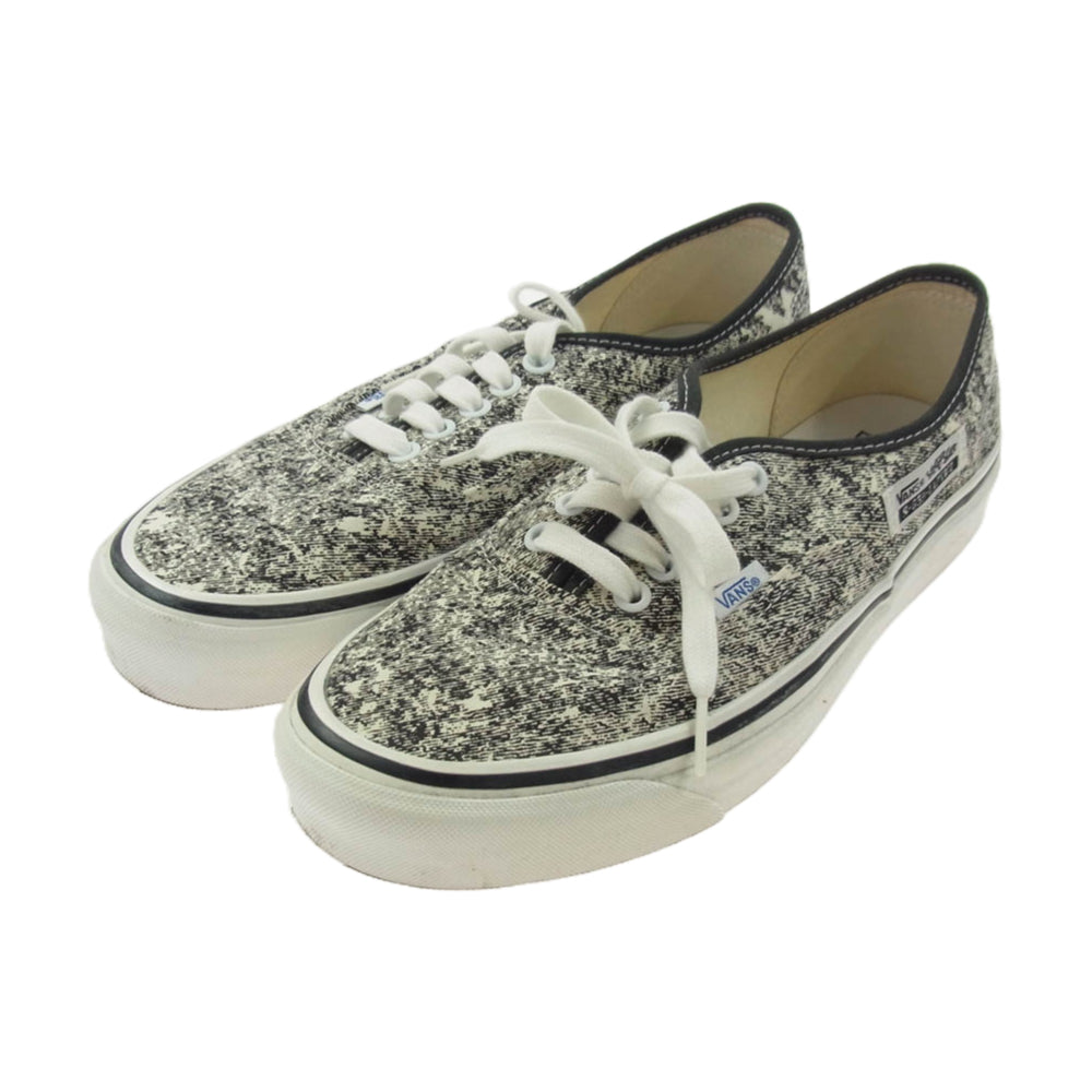 VANS バンズ VN0A4BVYWHT ANAHEIM FACTORY AUTHENTIC 44 DX ACID WASH アナハイムファクトリー オーセンティック アシッドウォッシュ スニーカー ブラック系 オフホワイト系 27cm【中古】