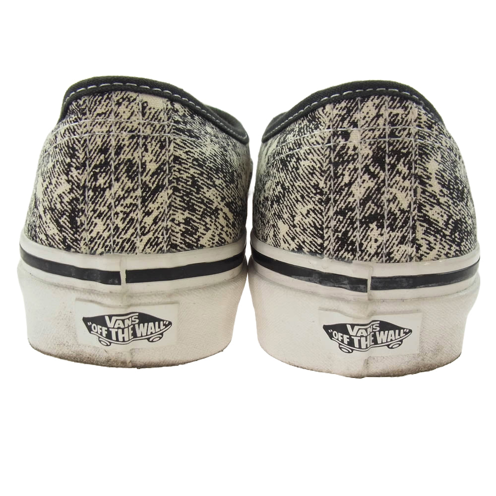 VANS バンズ VN0A4BVYWHT ANAHEIM FACTORY AUTHENTIC 44 DX ACID WASH アナハイムファクトリー オーセンティック アシッドウォッシュ スニーカー ブラック系 オフホワイト系 27cm【中古】