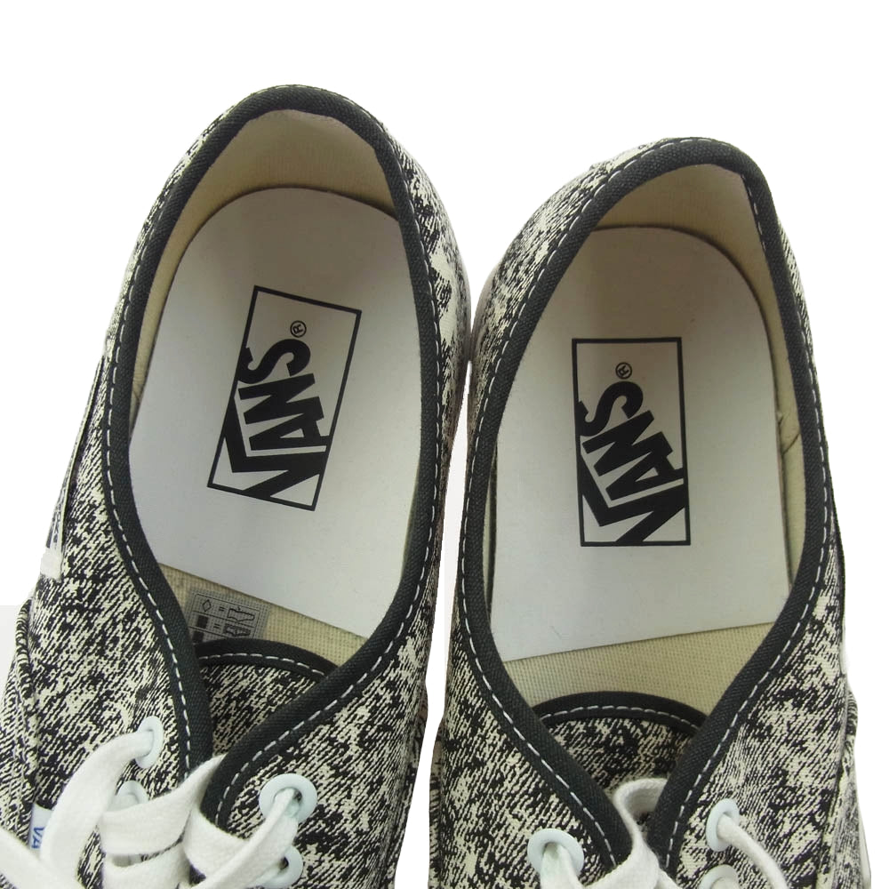 VANS バンズ VN0A4BVYWHT ANAHEIM FACTORY AUTHENTIC 44 DX ACID WASH アナハイムファクトリー オーセンティック アシッドウォッシュ スニーカー ブラック系 オフホワイト系 27cm【中古】