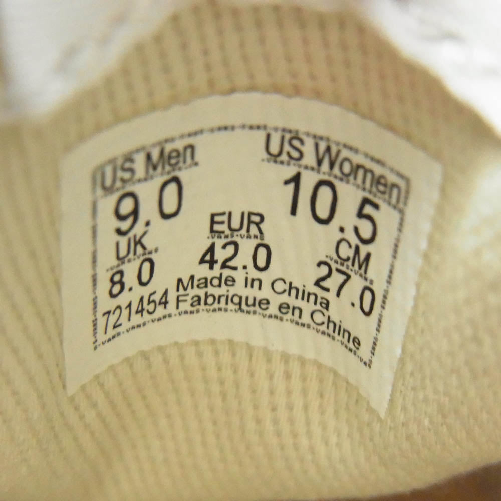 VANS バンズ VN0A5KX4AVO Anaheim Factory Authentic 44 DX Mooneyes Red アナハイム ファクトリー オーセンティック スニーカー レッド レッド系 ブラック系 27cm【中古】