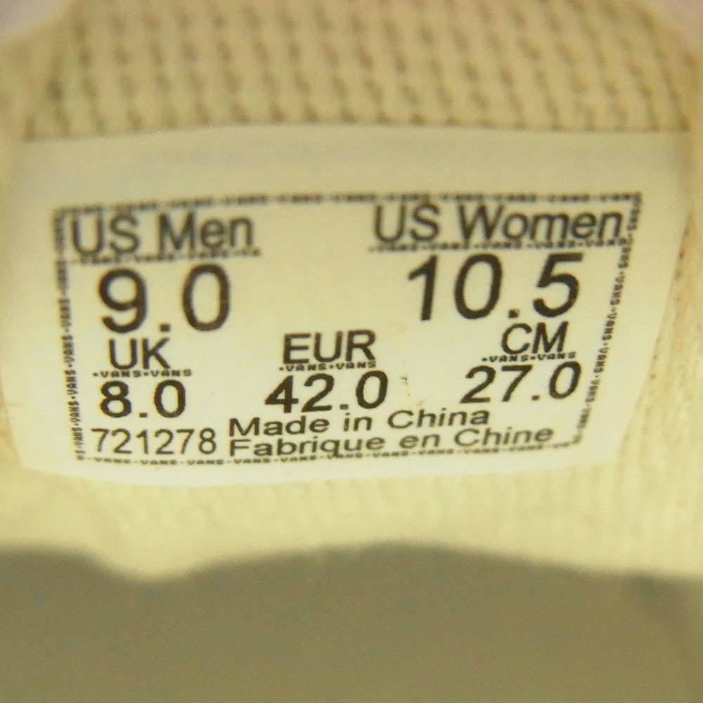 VANS バンズ VN0A38ENU69 Anaheim Factory  Authentic 44 DX  アナハイム ファクトリー オーセンティック スニーカー ブルー ブルー系 27cm【美品】【中古】