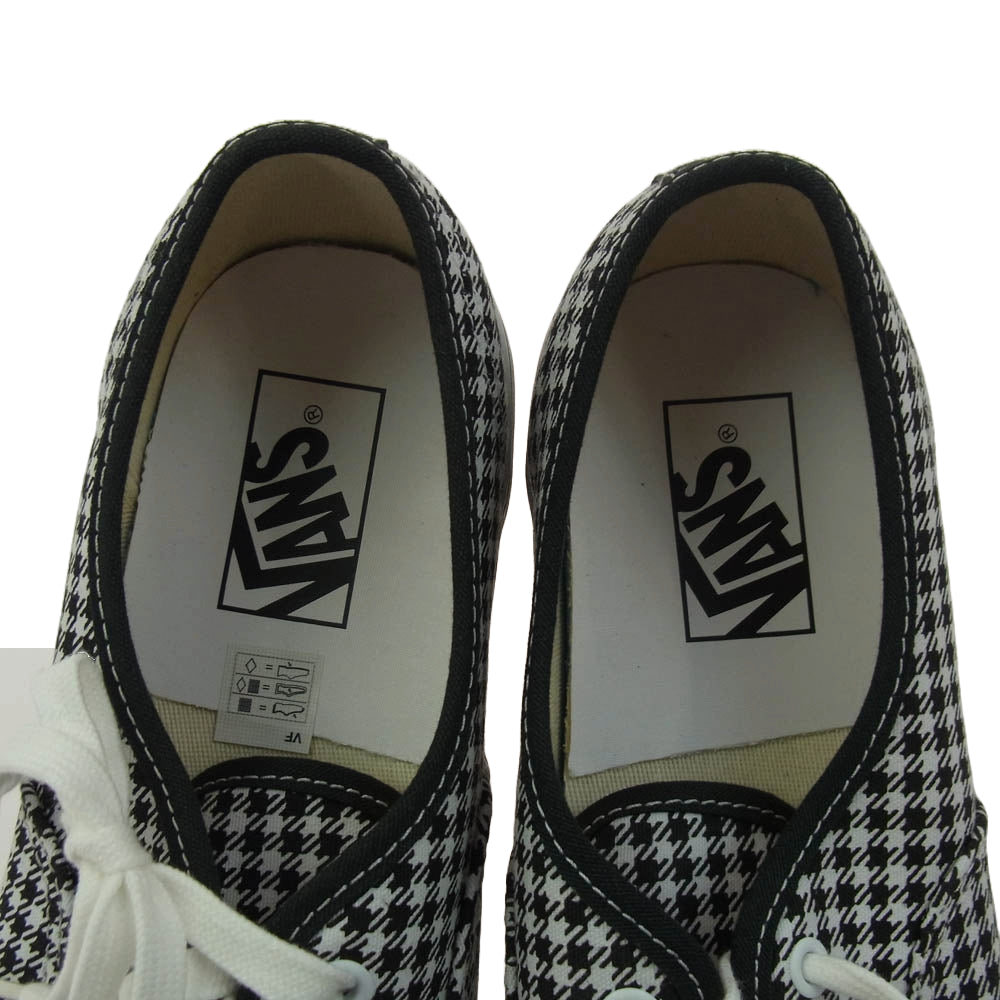 VANS バンズ VN0A4BVYYER Anaheim Factory Authentic 44 Dx Og Hounds アナハイム ファクトリー オーセンティック スニーカー ブラック系 ホワイト系 27cm【美品】【中古】