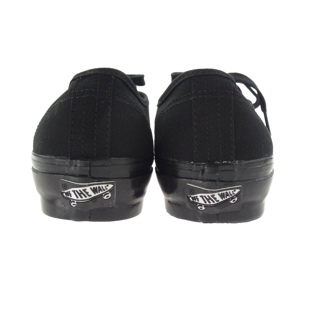 VANS バンズ VN0007QZBKA Authentic Reissue 44 Triple Black オーセンティック リシュー44 トリプルブラック スニーカー ブラック系 27cm【極上美品】【中古】