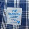 PORTER CLASSIC ポータークラシック HAWAIIAN DENIM ハワイアンデニム PALAKA PULLOVER VEST パラカ プルオーバー ベスト チェック柄 インディゴブルー系 1【中古】