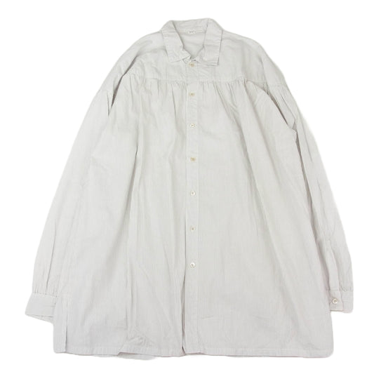 PORTER CLASSIC ポータークラシック LONG RIDERS SHIRT ロングライダース ストライプ シャツ 長袖 オフホワイト系 3【中古】