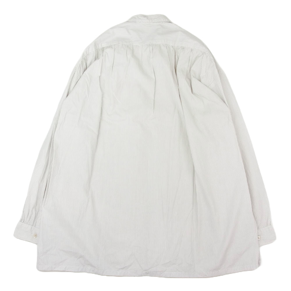 PORTER CLASSIC ポータークラシック LONG RIDERS SHIRT ロングライダース ストライプ シャツ 長袖 オフホワイト系 3【中古】