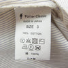 PORTER CLASSIC ポータークラシック LONG RIDERS SHIRT ロングライダース ストライプ シャツ 長袖 オフホワイト系 3【中古】