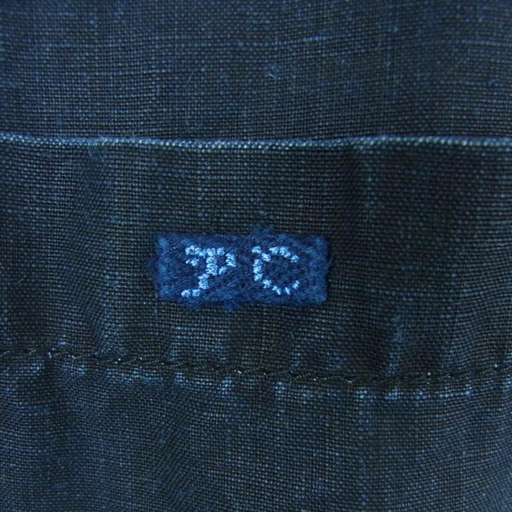 PORTER CLASSIC ポータークラシック FARMER'S LINEN PANTS ファーマーズ リネン パンツ ネイビー系 2【中古】