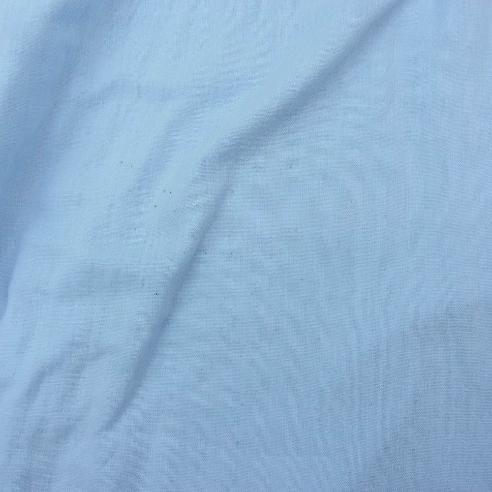 PORTER CLASSIC ポータークラシック MGOLD GAUZE STAND COLLAR LONG SMOCK SHIRT スビンゴールドガーゼ スタンドカラー ロング スモック シャツ 長袖 ブルー系 M【中古】