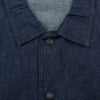 PORTER CLASSIC ポータークラシック CLASSIC DENIM MIL-SHIRT JACKET クラシック デニム シャツ ジャケット スナップボタン インディゴブルー系 3【中古】