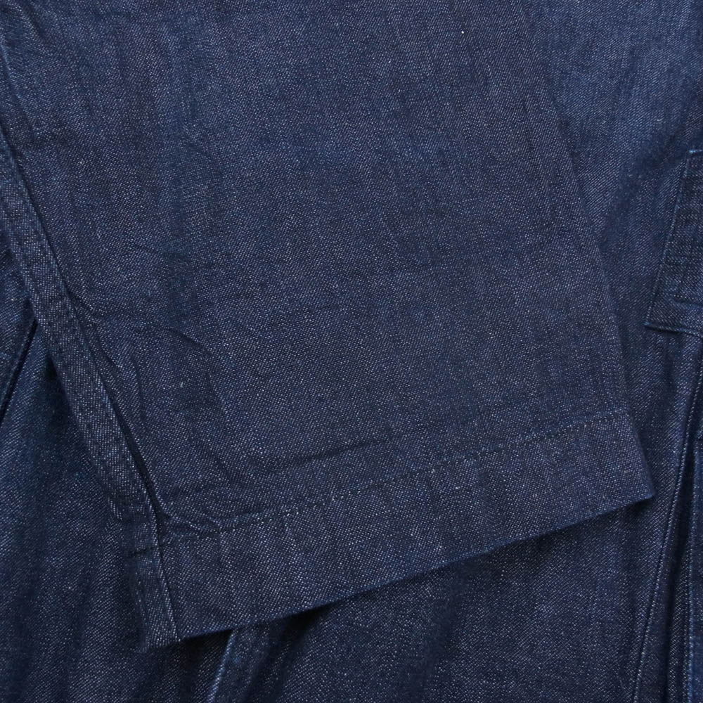 PORTER CLASSIC ポータークラシック CLASSIC DENIM MIL-SHIRT JACKET クラシック デニム シャツ ジャケット スナップボタン インディゴブルー系 3【中古】