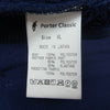 PORTER CLASSIC ポータークラシック 18AW BABY FLEECE ZIP UP ベビー フリース ジップ ジャケット ネイビー系 XL【中古】